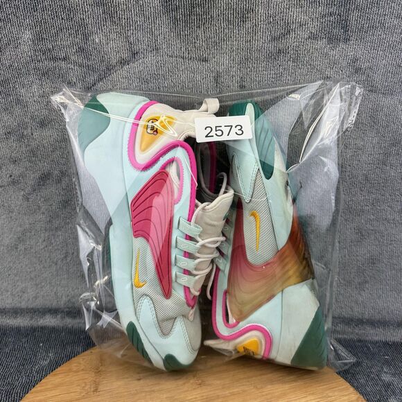 Nike Zoom 2K Shoes Womens Size 10 Teal Pink Yellow Running Sneakers CJ9924-300 - Picture 11 of 11